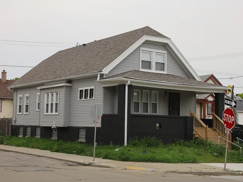 Exterior of completed home project