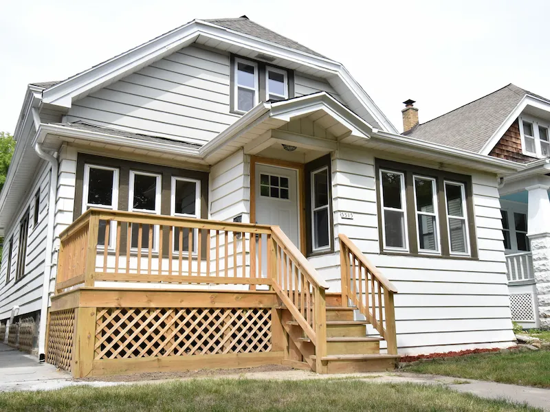 Exterior of finished restoration project
