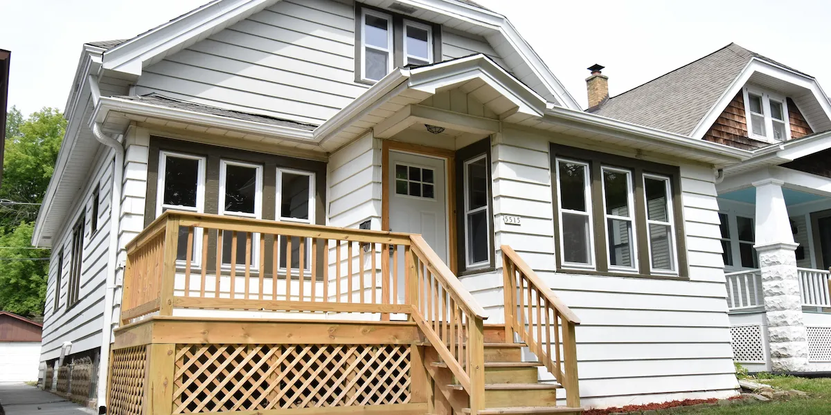 Completed housing project